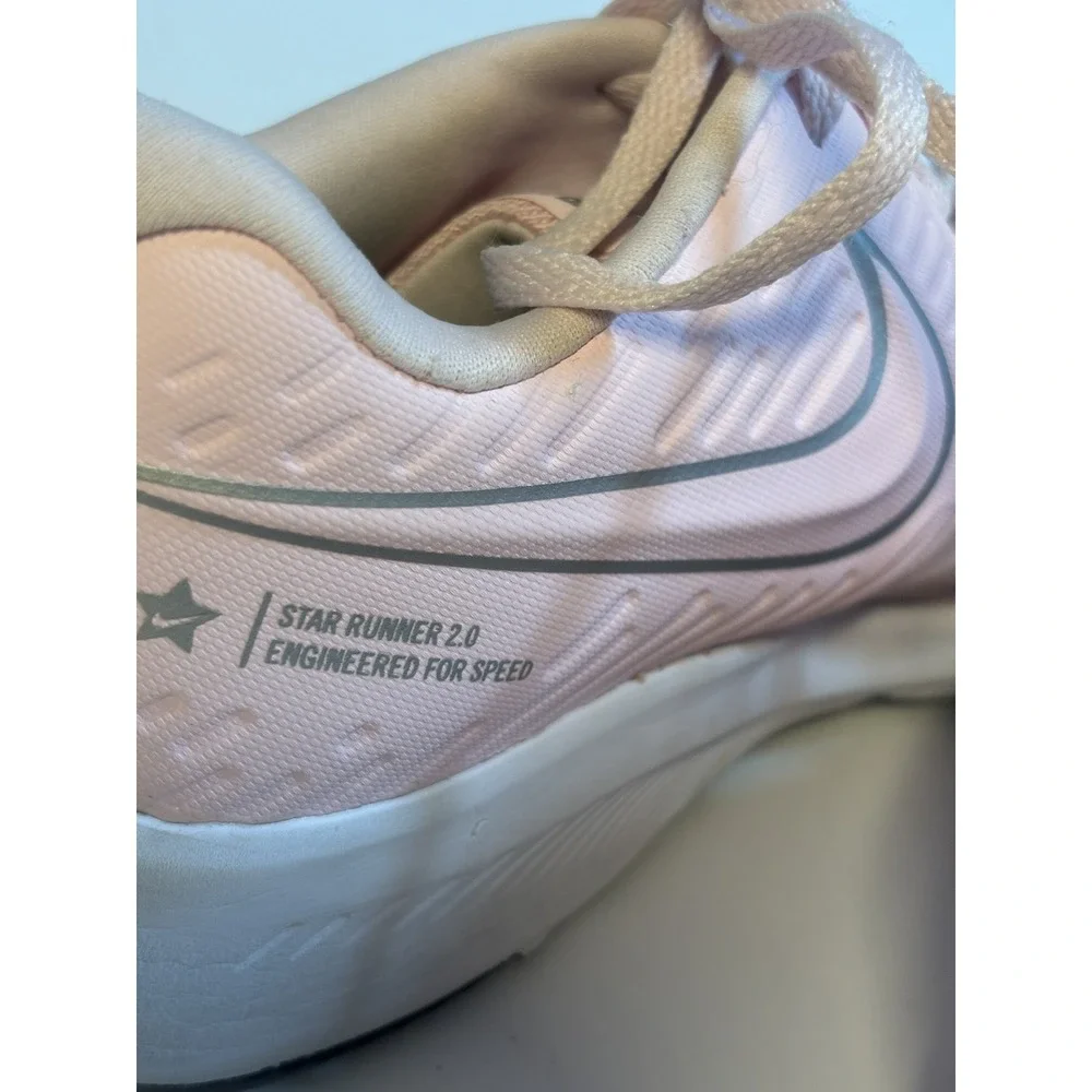Nike Shoes Youth‎ 6 Women 7.5 Star Runner 2 Sneakers Pink Mesh Lace Up